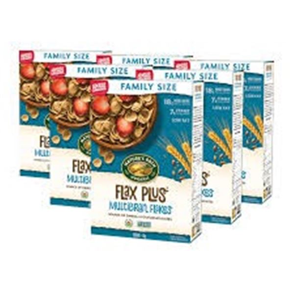 NEW 6 X 1KG NATURES PATH FLAX PLUS MULTIBRAN FLAKE