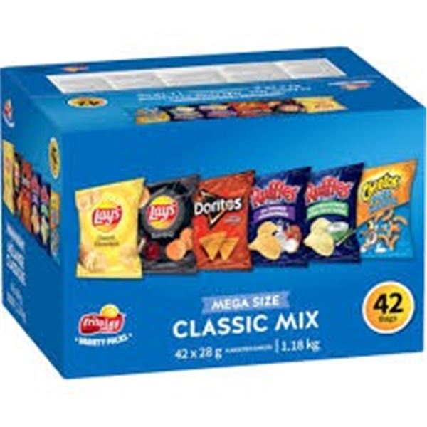 NEW 1.18KG FRITO-LAY CLASSIC MIX 42 BAGS