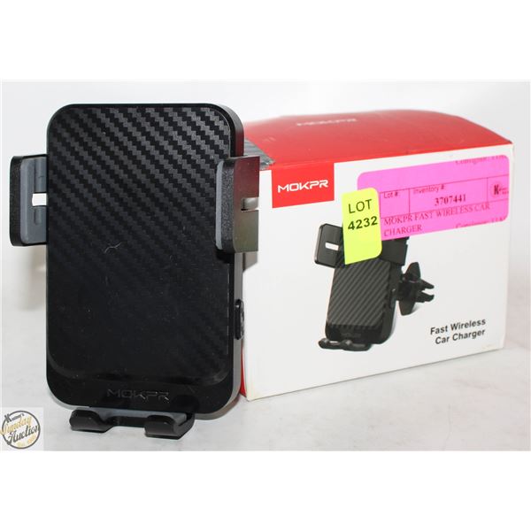 MOKPR FAST WIRELESS CAR CHARGER