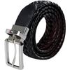 Image 1 : NEW TOMMY HILFIGER MENS BRAIDED BELT BLACK 38
