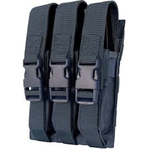 NEW CONDOR ELITE MA37-006 TRIPLE MAG POUCH NAVY
