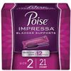 Image 1 : NEW 21 POISE IMPRESSA BLADDER SUPPORTS SIZE 2
