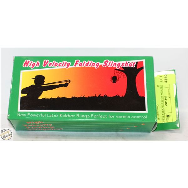 BRAND NEW HIGH VELOCITY SLING SHOT