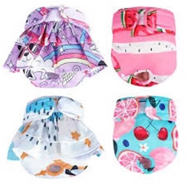 NEW WITH BOX 4 PACK XL XPCARE FEMALE DOG DIAPERS