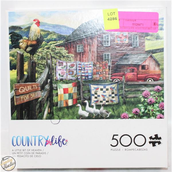 COUNTRY LIFE A LITTLE BIT OF HEAVEN PUZZLE