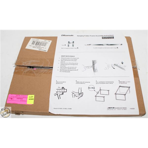 NEW WITH BOX OFFICEMATE 27" METAL HANGING FRAME