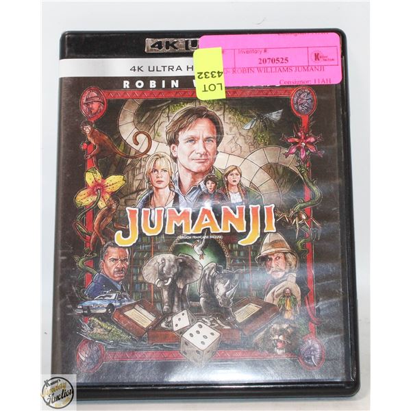 DVD- ROBIN WILLIAMS JUMANJI