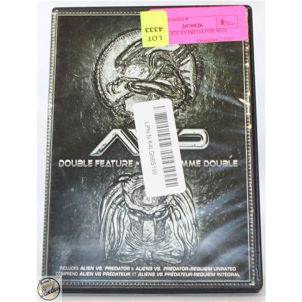 DVD- ALIEN VS PREDATOR MME DOUBLE