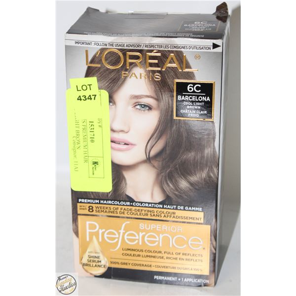 LOREAL PARIS PREMIUM HAIR COLOR 6C LIGHT BROWN