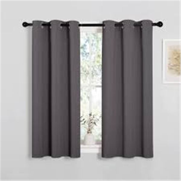 NEW NICETOWN SHORT BLACKOUT CURTAINS 45" 2 PANNEL