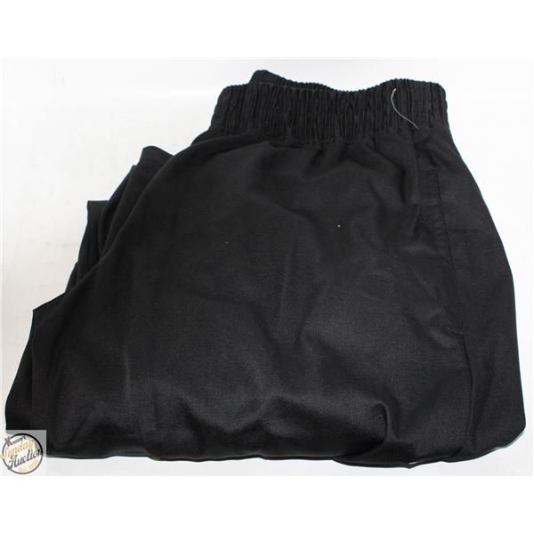 CHEF WORKS WOMENS BAGGY CHEF ATHLETIC PANTS BLACK