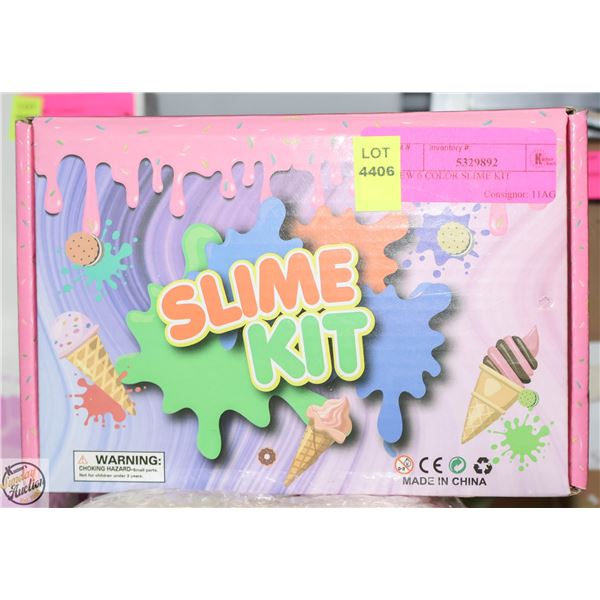 NEW 6 COLOR SLIME KIT
