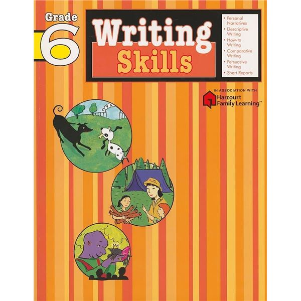 NEW PAPERBACK- GRADE 6 WRITING SKILLS