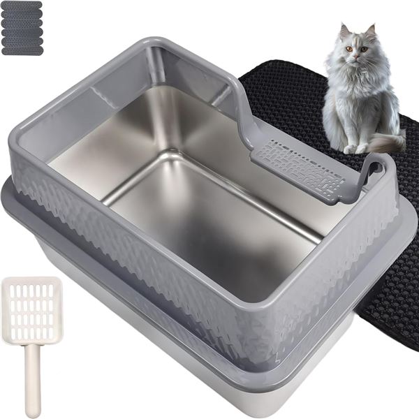 NEW PAWSAYES ENCLOSED CAT LITTER BOX50 X 35 X 25CM