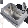 Image 1 : NEW PAWSAYES ENCLOSED CAT LITTER BOX50 X 35 X 25CM