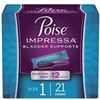 Image 1 : NEW 21 POISE IMPRESSA BLADDER SUPPORTS SIZE 1
