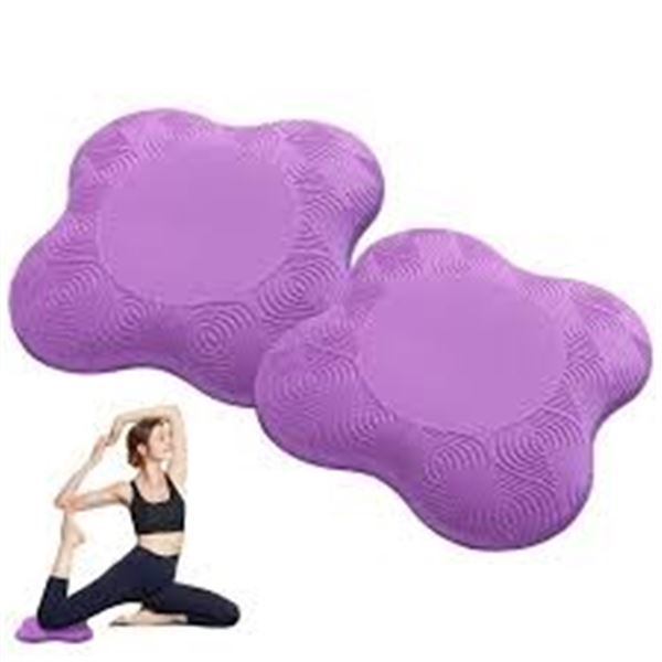 NEW 2 PACK ZEALTOP YOGA KNEE PADS PURPLE