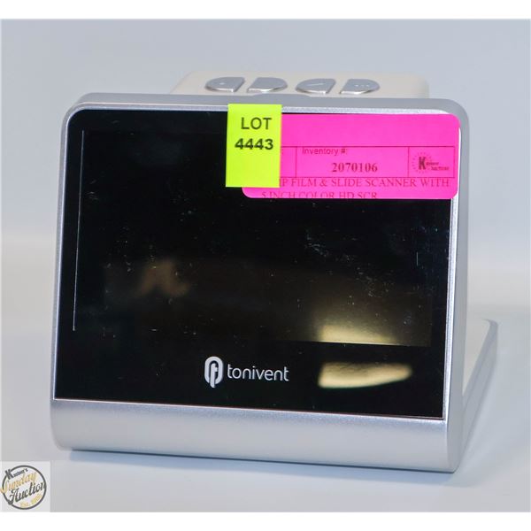 22MP FILM & SLIDE SCANNER WITH 5 INCH COLOR HD SCR