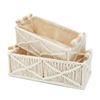 Image 1 : NEW OKUNA OUTPOST MACRAME BASKET STORAGE 2 PACK