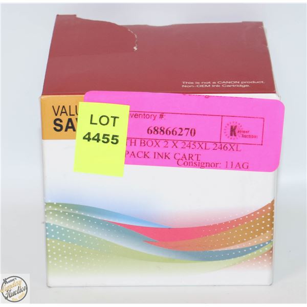 NEW WITH BOX 2 X 245XL 246XL COMBO PACK INK CART