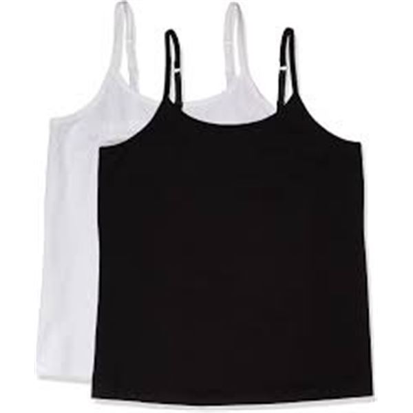 NEW 2 PACK AMAZON ESSENTIALS WOMEN'S CAMISOLE SMAL