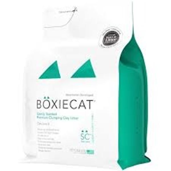 NEW 28LBS BOXIECAT GENTLY SCENTED CAT LITTER