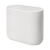 Image 1 : NEW IDESIGN CADE OVAL SLIM TRASH CAN MATTE WHITE