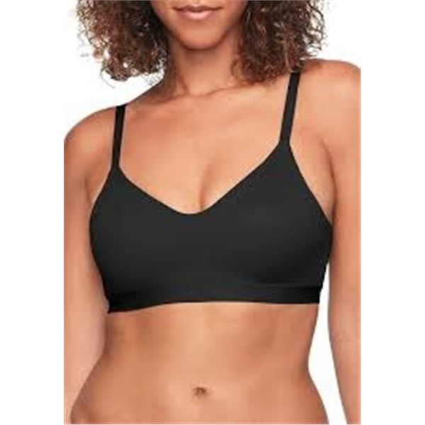 NEW WARNERS WOMENS CLOUD 9 WIRELESS LIFT BRA LARGE