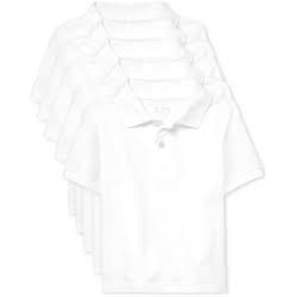 NEW PACK OF 5 ESSENTIALS TODDLER BOYS POLO SHIRTS