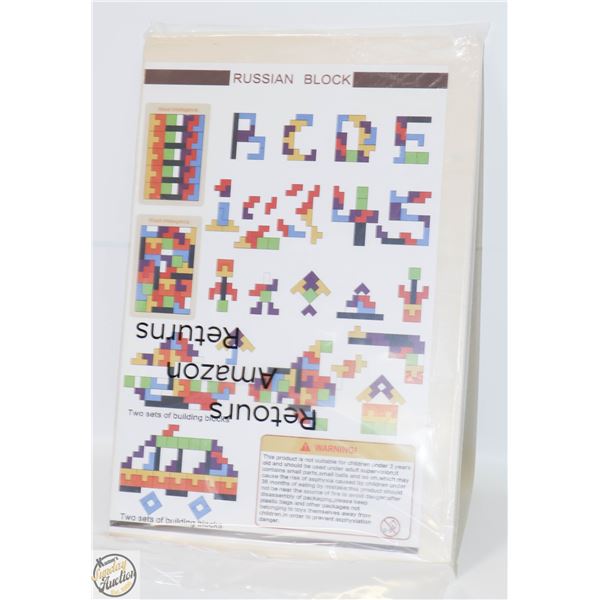 NEW RHYOLITE WOODEN SHAPE MATCHING PUZZLE