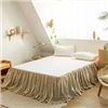 Image 1 : NEW OEKO-TEX RUFFLED BED SKIRT 16" QUEEN/KING