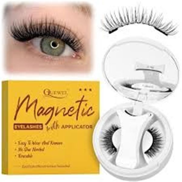 NEW 24 MAGNETIC EYELASHES KIT QUEWEL