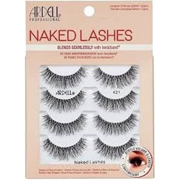 NEW 4 PAIRS ARDELL PRO NAKED LASHES