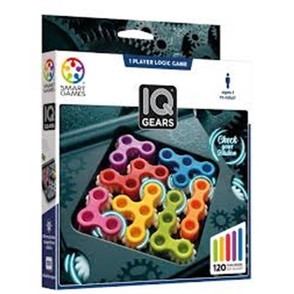 NEW SMART GAMES IQ GEARS LOGIC GAME