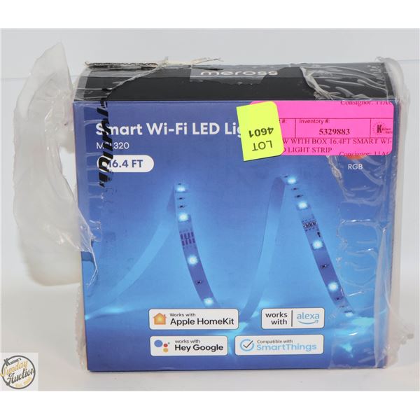 NEW WITH BOX 16.4FT SMART WI-FI LED LIGHT STRIP