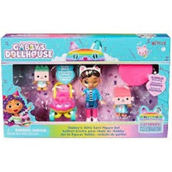 NEW WITH BOX GABBYS DOLLHOUSE KITTY CARE SET