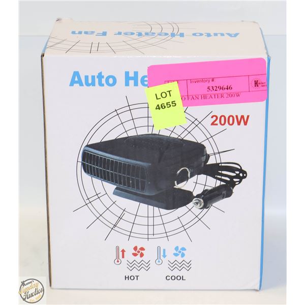 AUTO FAN HEATER 200W
