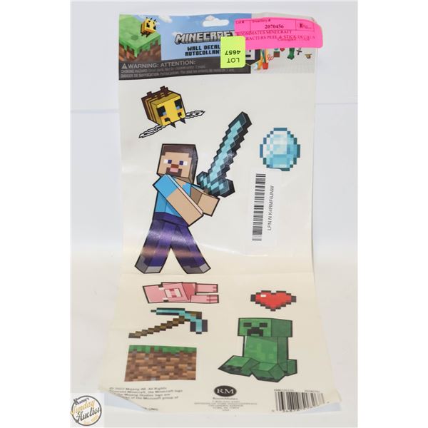 ROOMMATES MINECRAFT CHARACTERS PEEL & STICK DECALS