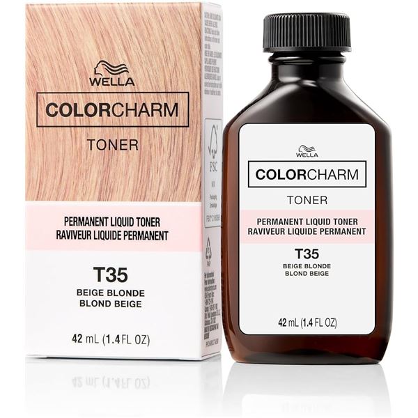 NEW 42 ML WELLA COLOR CHARM LIQUID TONER T35