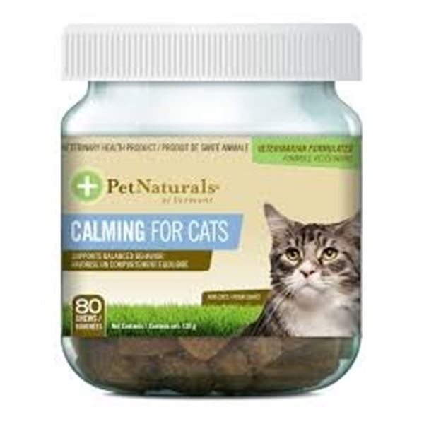NEW 80 CHEWS PET NATURALS CALMING FOR CATS