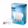 Image 1 : NEW PHILIPS LED 4 PIECES 60W A19 BULBS