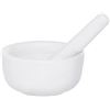 Image 1 : NEW HIC KITCHEN MORTAR AND PESTLE FINE WHITE
