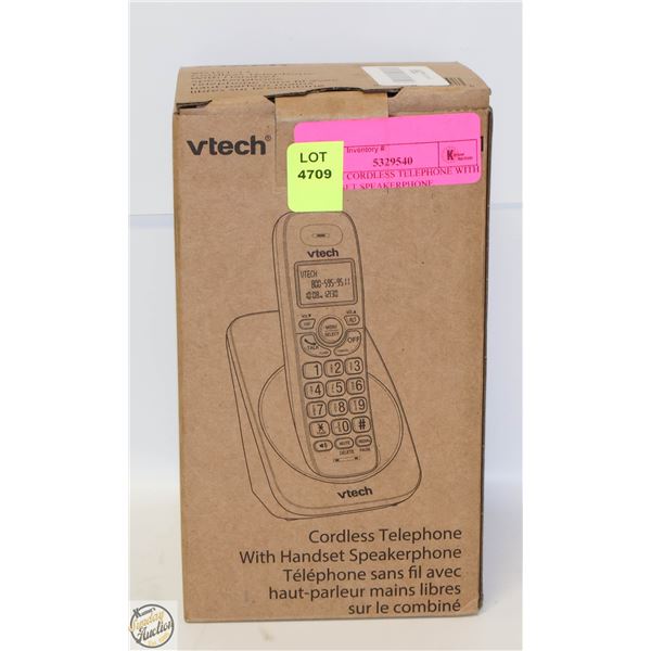 VTECH CORDLESS TELEPHONE WITH HANDSET SPEAKERPHONE
