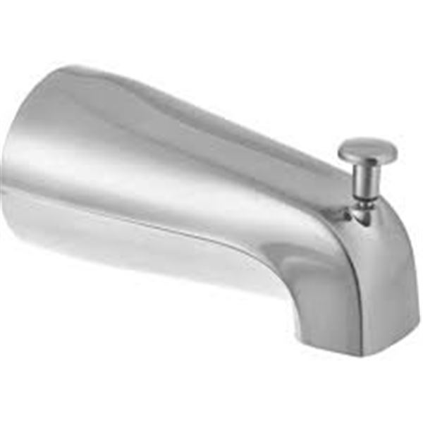 NEW EZ-FLO 5" SLIDE-ON TUB SPOUT WITH DIVERTER