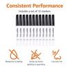 Image 1 : NEW AMAZON BASICS 12 PACK LOW ODOR FINE TIP MARKER