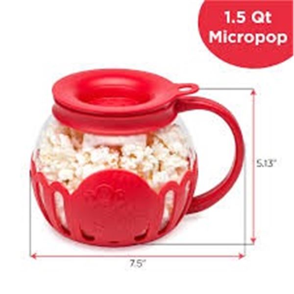 NEW ECOLUTION MICRO-POP POPCORN POPPER 1.5 QT