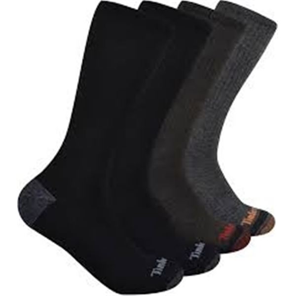 NEW REPACKED TIMBERLAND 4 PAIRS CREW SOCKS MENS