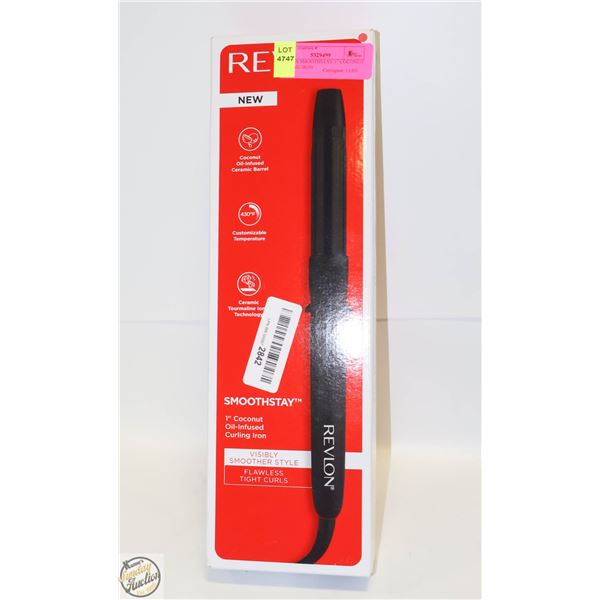 REVLON SMOOTHSTAY 1" COCONUT CURLING IRON