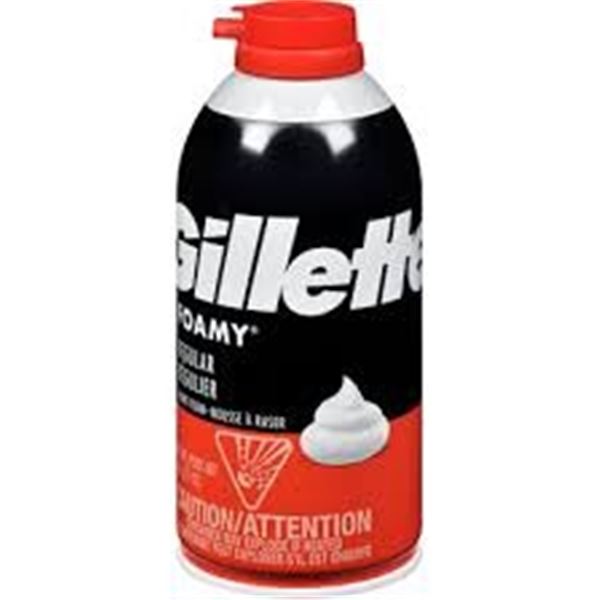 NEW 311 G GILLETTE FOAMY REGULAR SHAVE FOAM