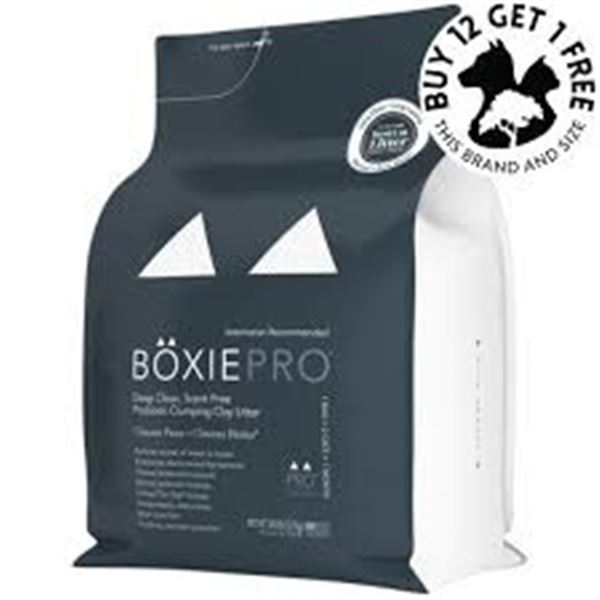 NEW 28 LBS BOXIEPRO DEEP CLEAN PROBIOTIC CAT LITTE